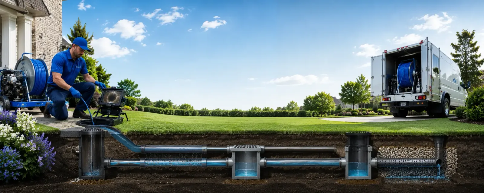 Outdoor drain cleaning information for Central, AK